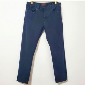 Copper & Oak Slim Straight Fit Jeans Black 34 Waist